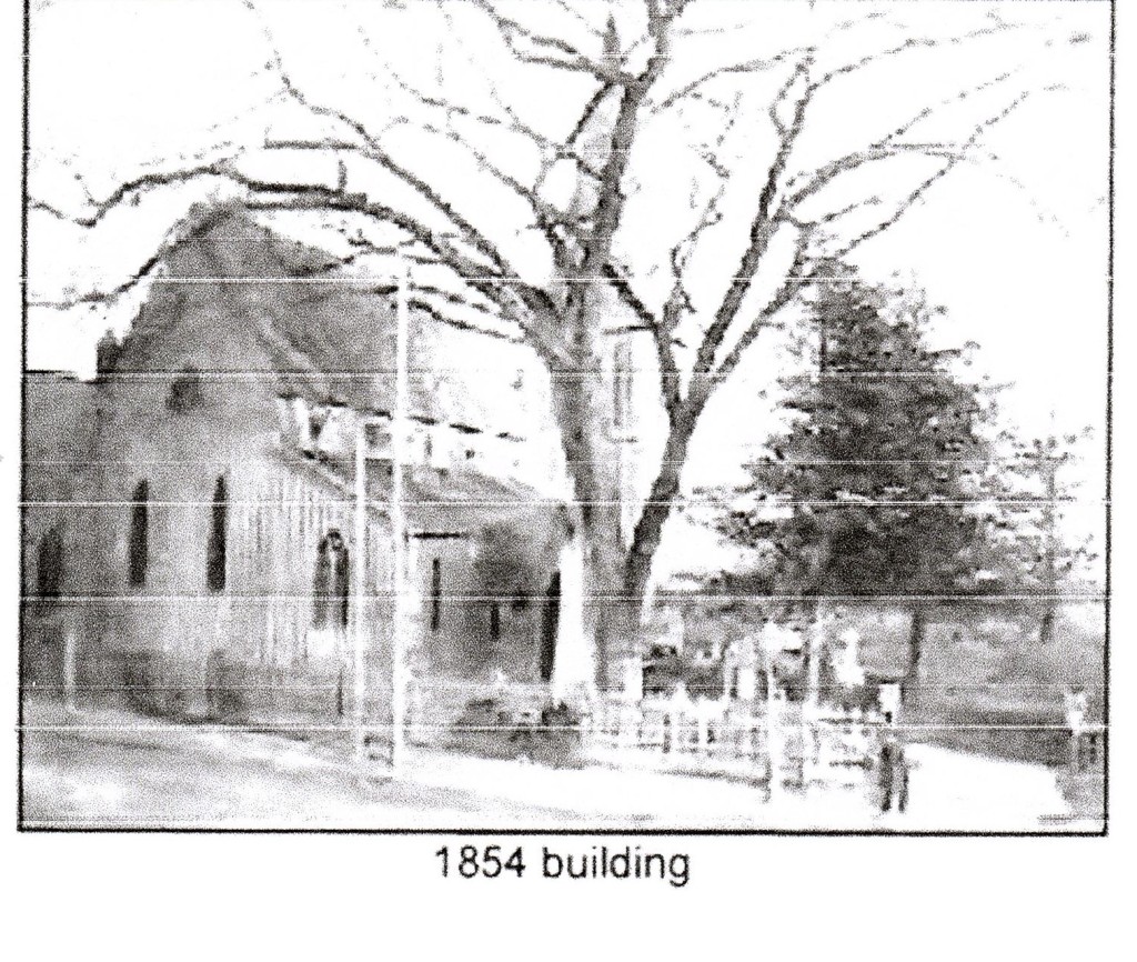 St. Michael's second church building of 1854
